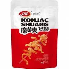 Wei Long Konjac Shuang Snack Hot & Spicy 252g 卫龙魔芋爽香辣素毛肚252克