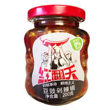 HongFanTian Chopped chilli with bean 红翻天豆豉剁椒酱200克