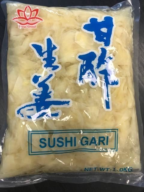 Lotus Sushi Ginger slice1kg 莲花牌寿司生姜1千克