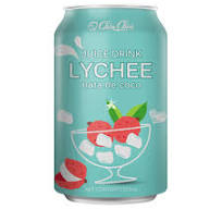 Chinchin Lychee juice drink with coconut jelly 315ml 亲亲荔枝椰果饮315毫升