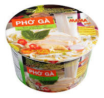 Mama instant rice noodle chicken flavor(Bowl) 65g 泰国妈妈盒装鸡肉味方便米粉65克