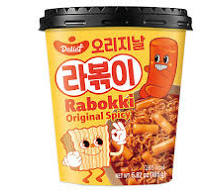 Delief Rabokki sweet&spicy flavor(Bowl) 165g 韩国年糕炒面甜辣味165克