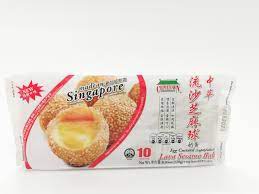 China town Lava sesame ball (Egg custard) 228g 中华流沙奶黄芝麻球新加坡产228克