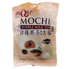 Q Bubble milk tea Mochi 120g 宝岛Q点子珍珠奶茶大福120克