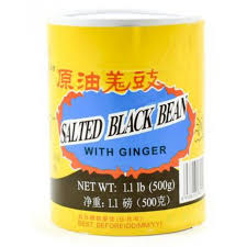 Furong Salted black bean 500g 富荣原油豆豉500克