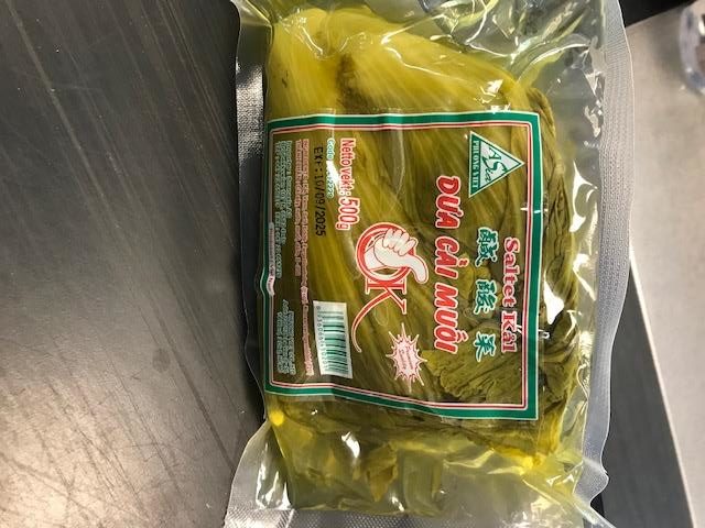 Phuong viet salted Cabbage 500g 味好酸菜500克