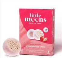 Little Moons Mochi Ice Cream Stawberry flavor(6 pieces)250G 小月亮草莓马薯冰淇淋6只装250克