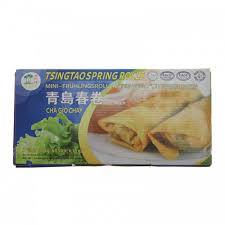 Three Coconut Tree Frozen Tsingtao Vegetable Spring Rolls 900g 椰树牌青岛春卷900G