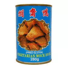 WU CHUNG Canned Vegetarian Mock Duck 280g 伍中焖齐鸭280克