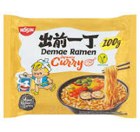 Nissin Demae Ramen Japanese curry 100gg 出前一丁日本咖喱拉面100克