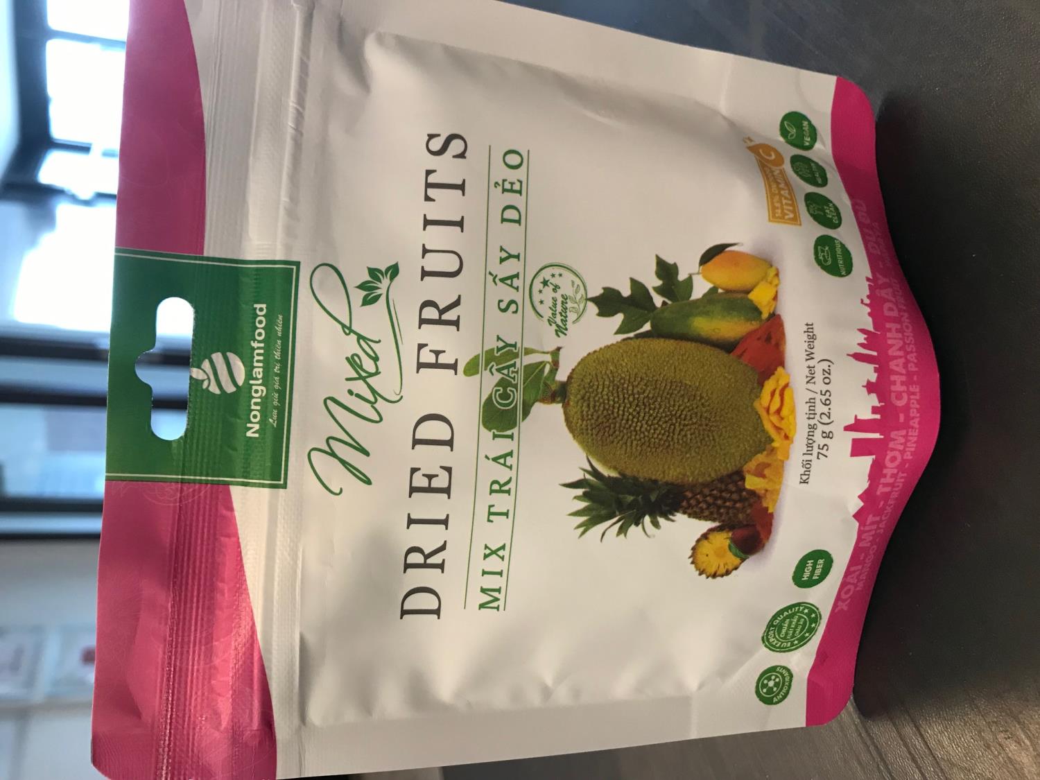 NLF Soft Dried Mixed Fruits 75G 富农混合果干75克
