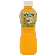 KATO Orange juice with Coco jelly 280ml 卡兔橙子椰果汁280毫升