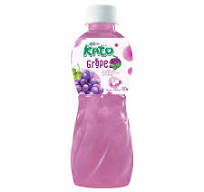 KATO Grape juice with Coco jelly 280ml 卡兔葡萄椰果汁280毫升