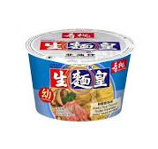 SAU TAO Noolde King in bowl seafood flavor 75G 寿桃桶装鲜虾云吞生面皇75克