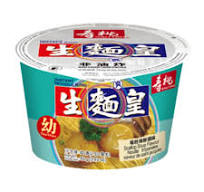 SAU TAO Noolde King in bowl scallop soup flavor 75G 寿桃桶装瑶柱海鲜生面皇75克