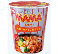 MAMA shrimp Tom Yum Instant noodle cup 70g 妈妈鲜虾冬阴功杯面70克