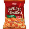 OISHI Martys Cracklin Spicy Vinegar flavor 90g 日本味美酸辣酥脆薯片90克