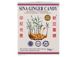 SINA-A Ginger Candy 56g 印尼新亚姜糖56克