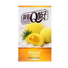 Q Mochi rice cake Mango flavor104G 宝岛Q点子一口暴浆芒果麻薯104克