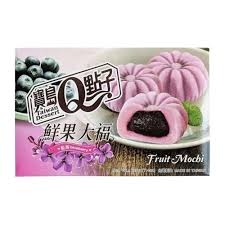 Q Furit Mochi Blurberry flavor210G 宝岛Q点子蓝莓鲜果大福210克