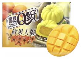 Q Furit Mochi Mango flavor210G 宝岛Q点子芒果鲜果大福210克