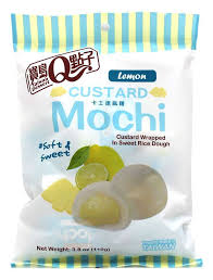 Q Custard Lemon Mochi 110g 宝岛Q点子柠檬卡士达麻薯110克