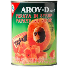 AROY-D Papaya in Syrup 565g 泰国木瓜罐头565克