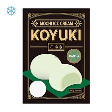 KOYUKI Mochi Ice Cream Matcha flavor 6 pieces 180g 日本抹茶麻薯冰淇淋180克