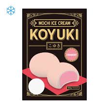 KOYUKI Mochi Ice Cream Strawberry flavor 6 pieces 180g 日本草莓麻薯冰淇淋180克