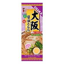 ITSUKI Osaka Miso & Pork Broth Ramen (2 Portioner) 170g 日本国产五木札大阪酱油猪骨拉面170