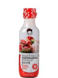 AJUMMA REPUBLIC Korean Sashimi Sauce with red Chillies 335g 韩国国产生鱼辣椒酱335克