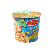 KASET Instant Bean Vermicelli Spicy Seafood Salad Flavour (cup) 35g泰国杯装辣海鲜绿豆即食粉丝35G