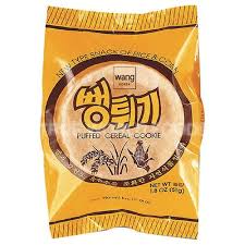 WANG Puffed Cereal Cookie 45g 韩国国产王字谷米饼王45克