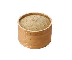 Bamboo Steamer With LTD 6,5"1 stk 竹蒸笼6,5寸一个