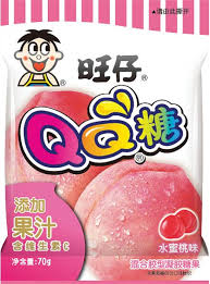 QQ Peach Gummy Candy 180g 旺仔蜜桃QQ糖180克