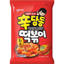 Haitai Tteokbokki Snack Hot Spicy Flavour 110g 韩国国产辣年糕小吃110克