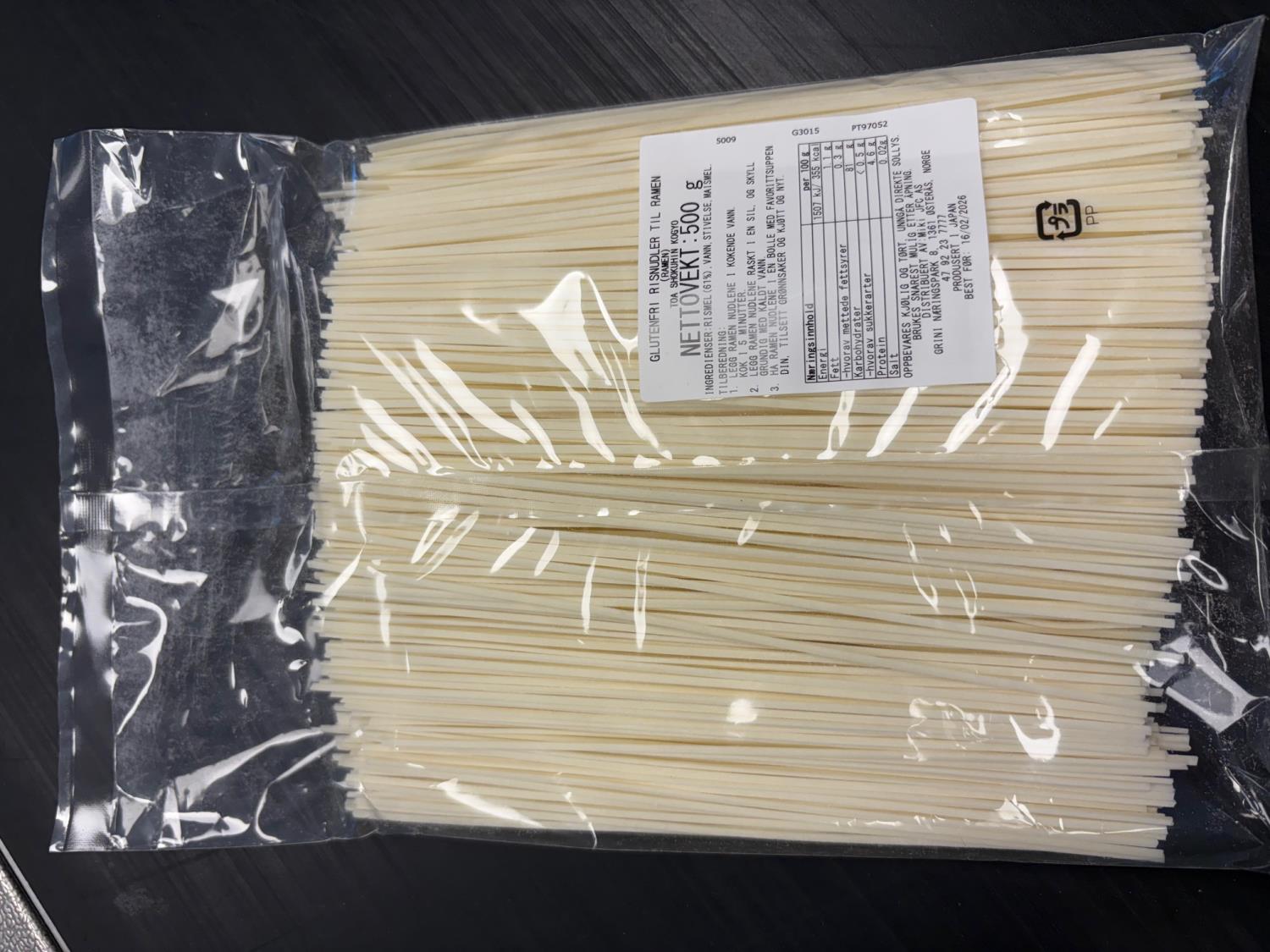 JFC Gluten Free Ramen(Made in Japan) 500g 日本国产拉面(不含麸质)500克