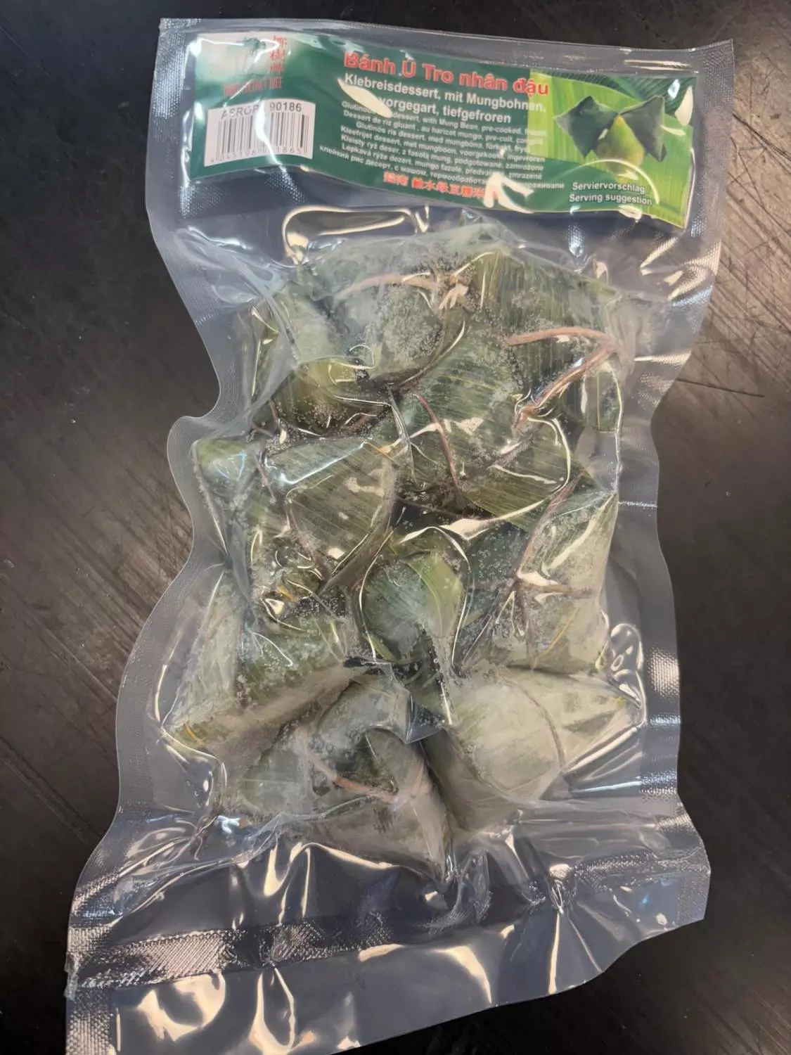 TCT Glutinous Rice dessert with Mungbean (10stk)500G 椰树牌绿豆糯米粽10只装500克