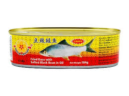 GOLD PLUM Fried Dace with Salted Bean184g 金梅豆豉鲮鱼184克