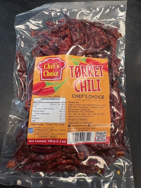 CHEF'S CHOICE Red Chilli 100g大厨之选干辣椒100克