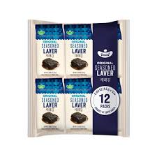 DELIEF Original Seasoned Laver HALAL (12x4,5g) 韩国产原味海苔片12小包
