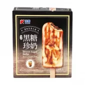 SHAOMEI  Ice Bar Brown Sugar Boba 75gX4pcs 小美黑糖珍珠冰淇淋一盒4只装