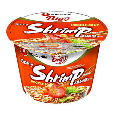 NONGSHIM Big bowl noodle Shrimp flavour 115g 农心虾味辣汤面 碗装115克