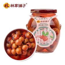 LINJIAPUZI Preserved Sweet Hawthorn 350g 林家铺子山楂罐头350克