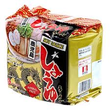 HIGASHIMARU Plant-Based Shoyu Ramen(5stk)385g(Made in Japan)日本国产鹿儿岛酱油拉面5包装385克