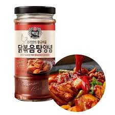 BEKSUL Spicy Sauce for stir-fried Chicken(Made in Korea)490g 韩国BEKSUL炸鸡辣酱490克