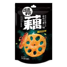 YUMEI Lotus Root chips duck flv 100g 与美劲道黑鸭藕片100克