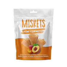 MISKET Cornet white Cocolate and peach 50g