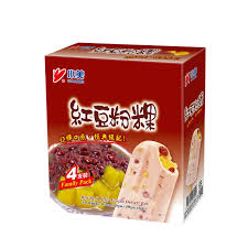 SHAOMEI  Ice bar Red Bean Jelly  75gX4pcs整盒4只装