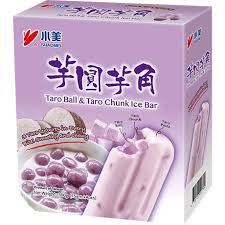 SHAOMEI  Ice Bar Taro Boba with Taro Chunk 75gX4pcs